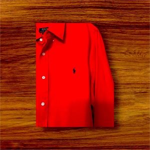 Long sleeve Red XL Polo